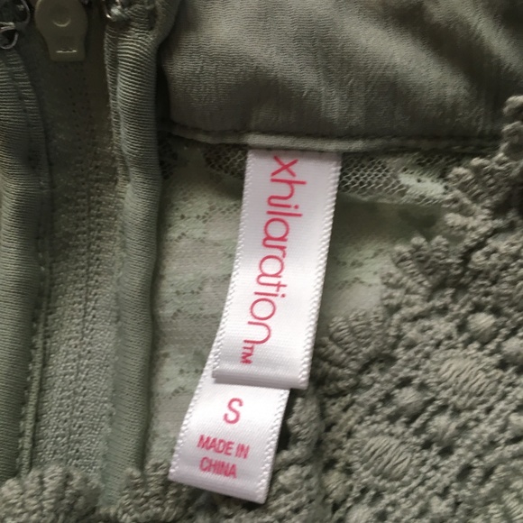 Lacy Mint High Neck Dress - Picture 4 of 6